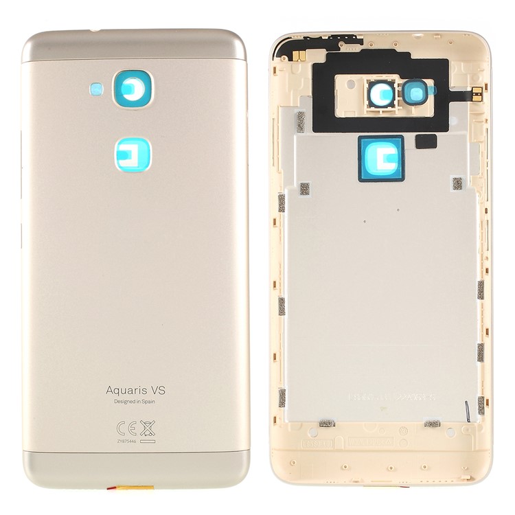 Battery Housing Door Cover Replacement Part for BQ Aquaris VS - Gold-1