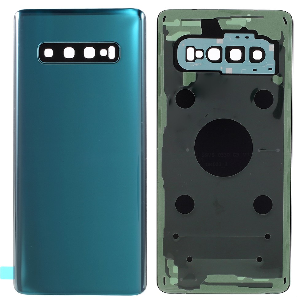 For Samsung Galaxy S10 G973 Battery Housing Cover Repair Part - Green-1