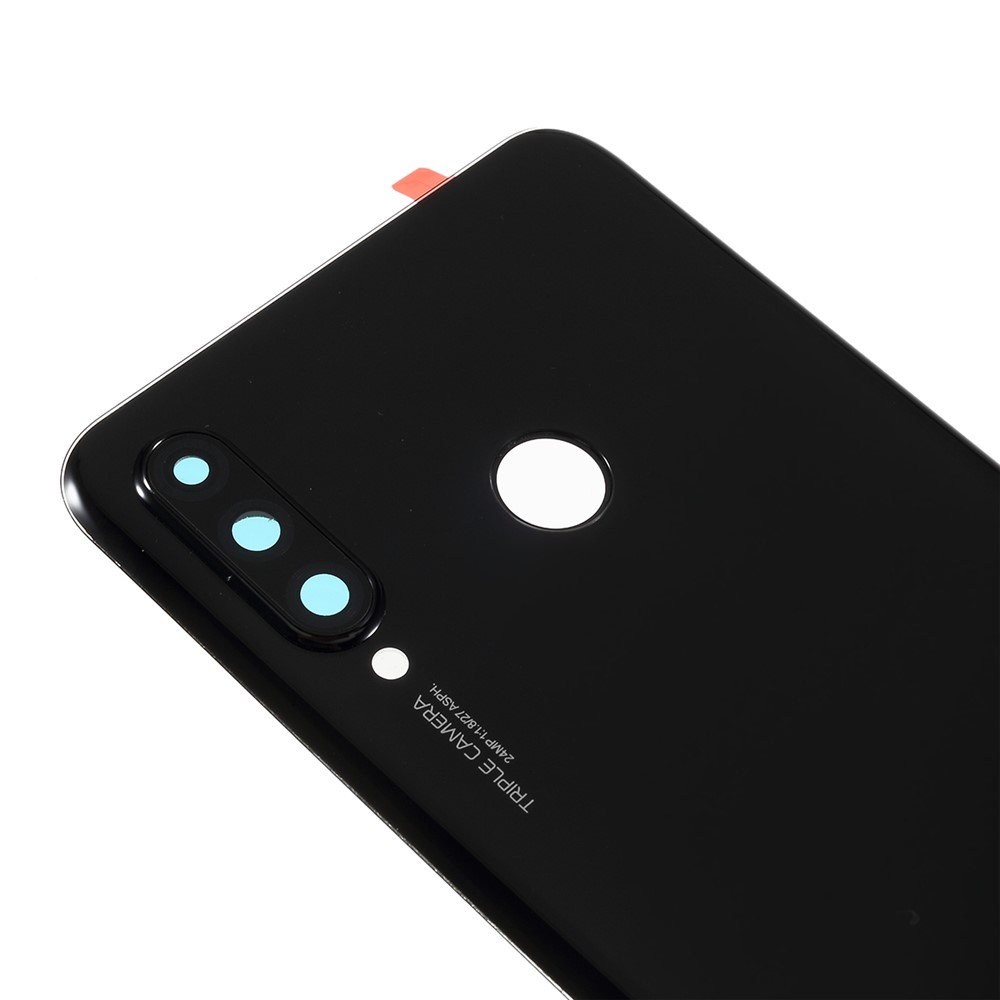 OEM Battery Housing with Camera Lens Cover for Huawei P30 Lite / nova 4e - Black-2