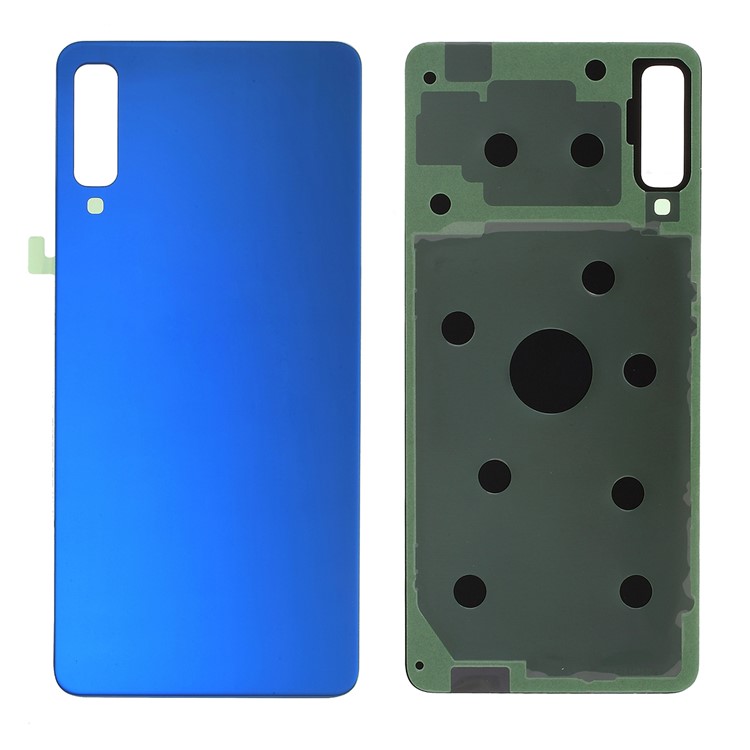 Boîtier De Couvercle De Porte De Batterie OEM Pour Samsung Galaxy A7 (2018) A750 - Bleu-1