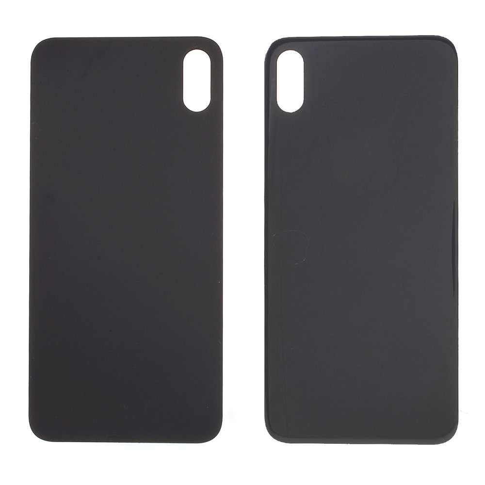 Высокое Качество Стекла Обратно Крышку Корпуса Часть Для Iphone XS - Черный-1