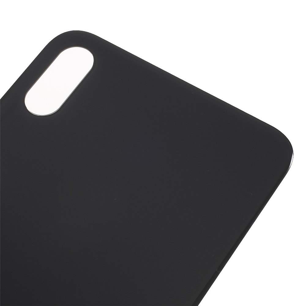 Высокое Качество Стекла Обратно Крышку Корпуса Часть Для Iphone XS - Черный-2