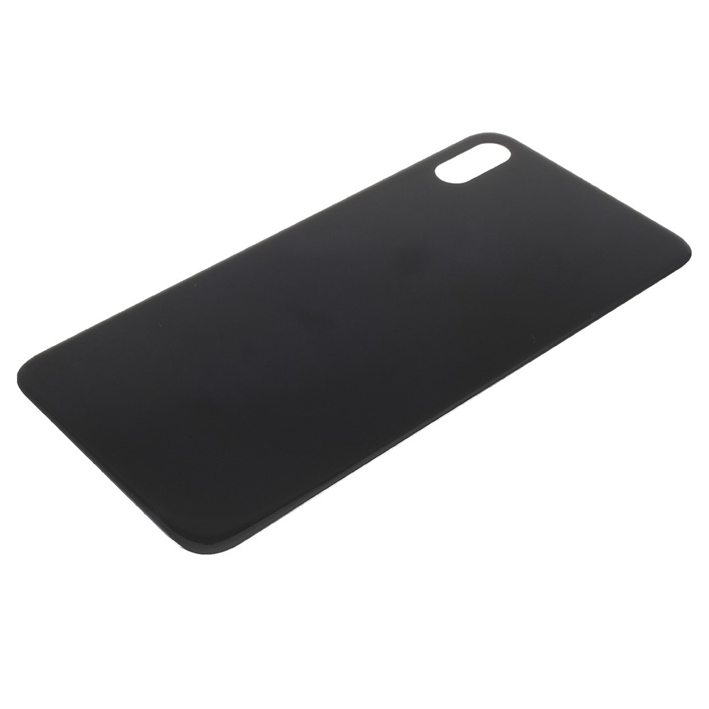 Высокое Качество Стекла Обратно Крышку Корпуса Часть Для Iphone XS - Черный-4