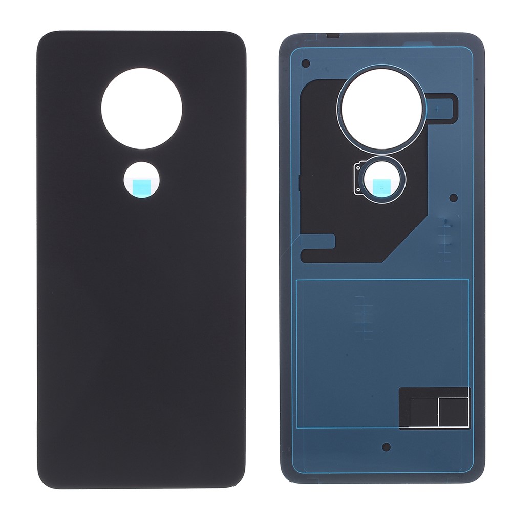 Compartimento Da Bateria OEM Com Etiqueta Adesiva Para Nokia 6,2 - Preto-1