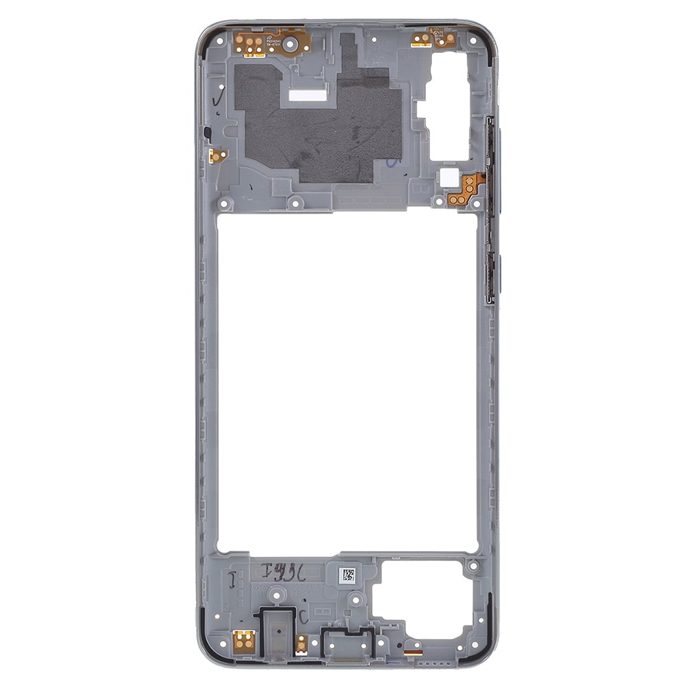 Parte OEM Placa De Meio Quadro Reparação (plástico) Para Samsung Galaxy A70 SM-A705F - Cinzento-2