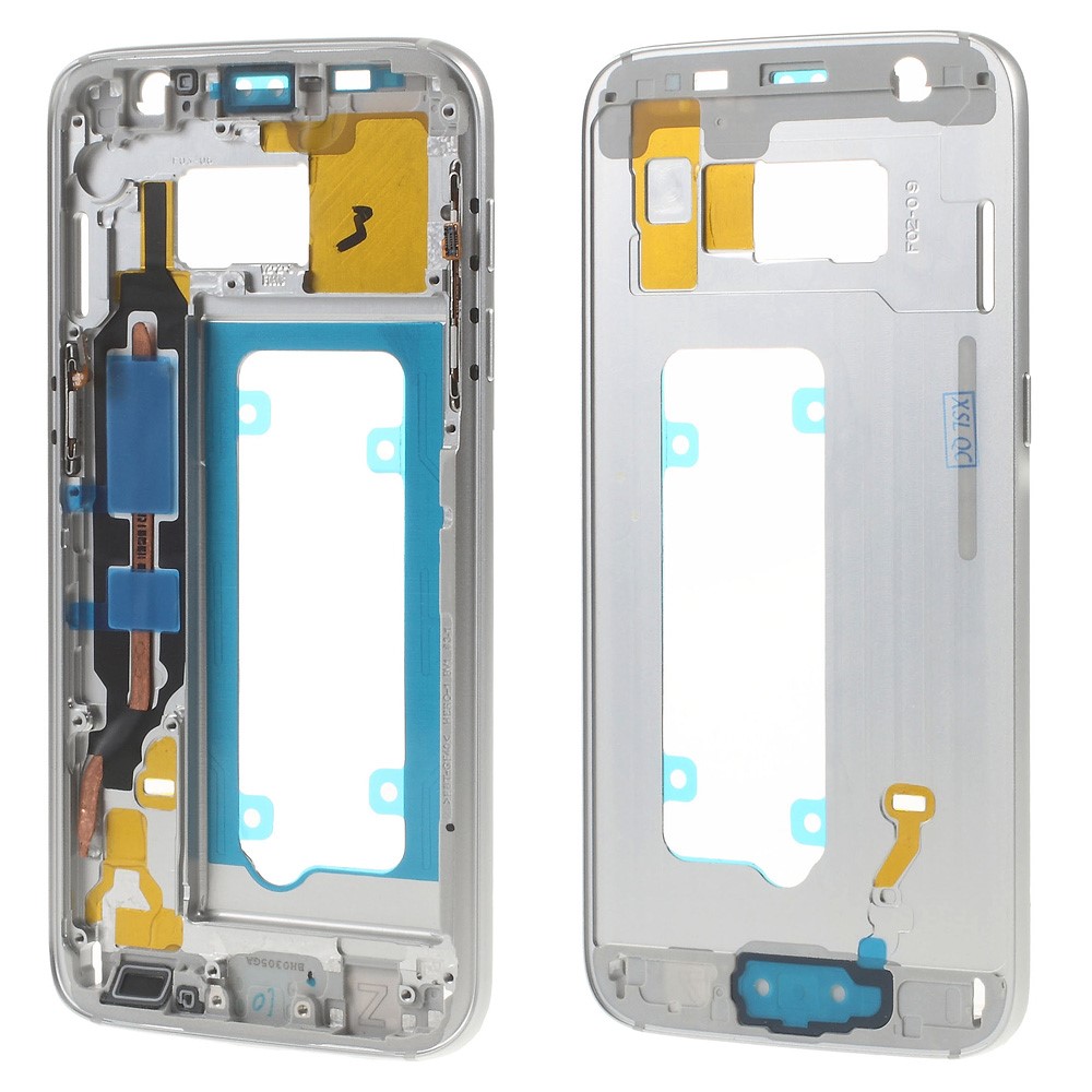 OEM Middle Housing Frame with Small Parts for Samsung Galaxy S7 G930F - Silver Color