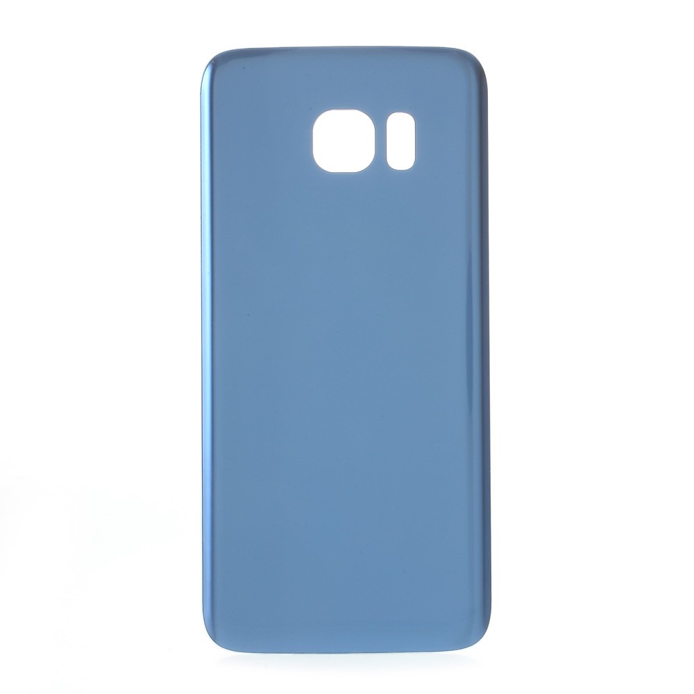 For Samsung Galaxy S7 Edge G935 OEM Battery Housing Case Cover Part with Adhesive Sticker - Baby Blue-1