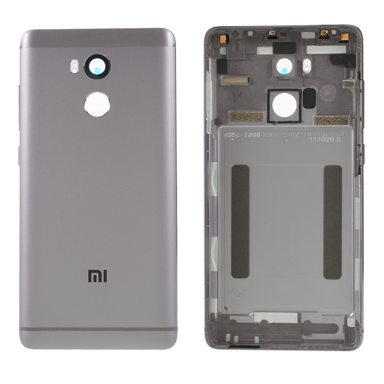 

OEM Back Battery Housing Cover Parts for Xiaomi Redmi 4 Prime / 4 Pro - Grey, Redmi 4 Prime