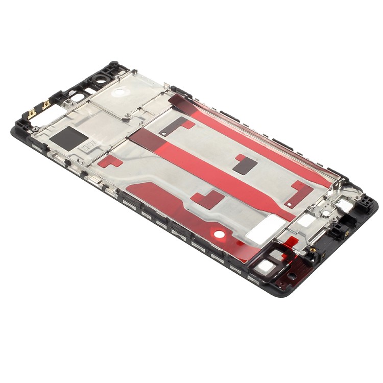 OEM Front Housing Frame + Earpiece Mesh Repair Part for Huawei P9 - Black-2