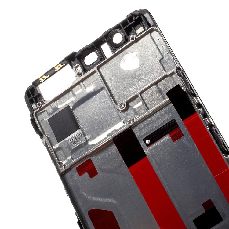 OEM Front Housing Frame + Earpiece Mesh Repair Part for Huawei P9 - Black-4