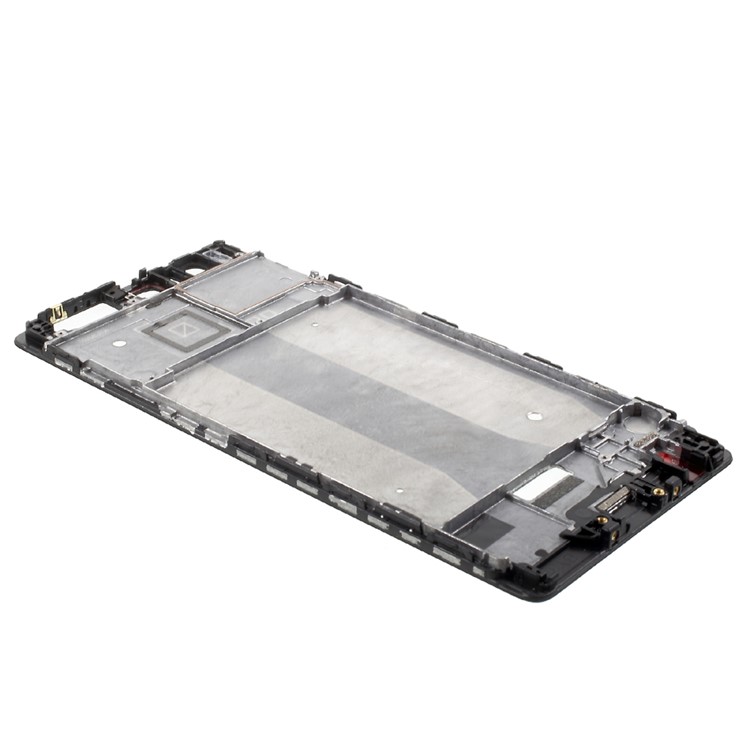 OEM Für Huawei P9 Plus Vorderer Gehäuserahmen + Ohrmuschel-Netzersatz - Schwarz-2
