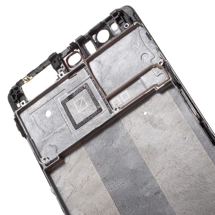 OEM Für Huawei P9 Plus Vorderer Gehäuserahmen + Ohrmuschel-Netzersatz - Schwarz-4