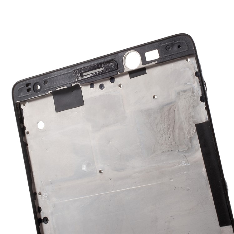 OEM Front Housing Frame + Earpiece Mesh Replacement for Huawei Mate 8 - Black-4
