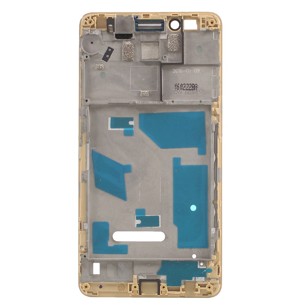 OEM Front Housing Frame + Earpiece Mesh Replace Part for Huawei Honor 5X - Gold-1