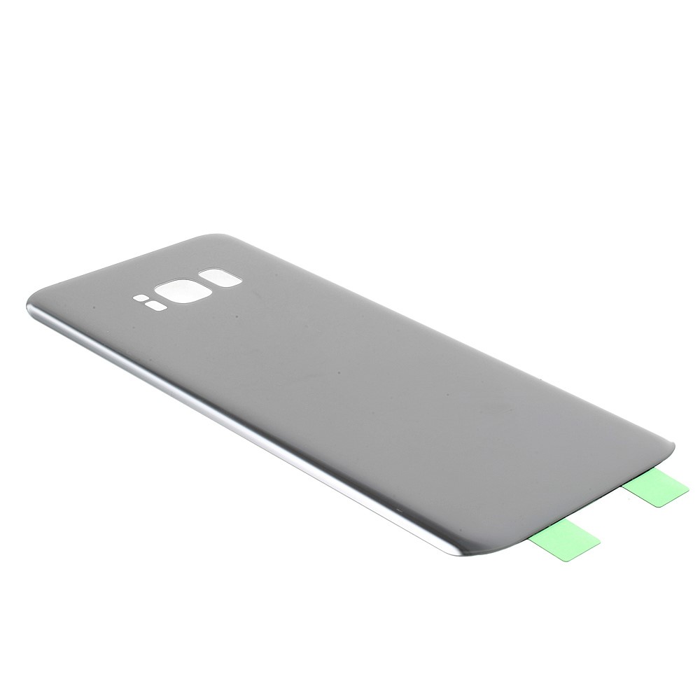 OEM Battery Housing Cover with Adhesive Sticker for Samsung Galaxy S8+ SM-G955 - Silver-2