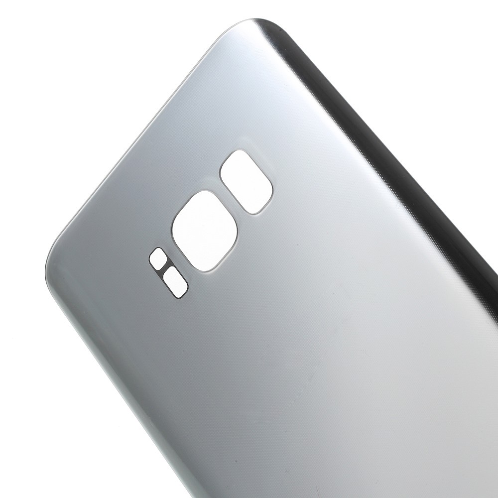 OEM Battery Housing Cover with Adhesive Sticker for Samsung Galaxy S8+ SM-G955 - Silver-3
