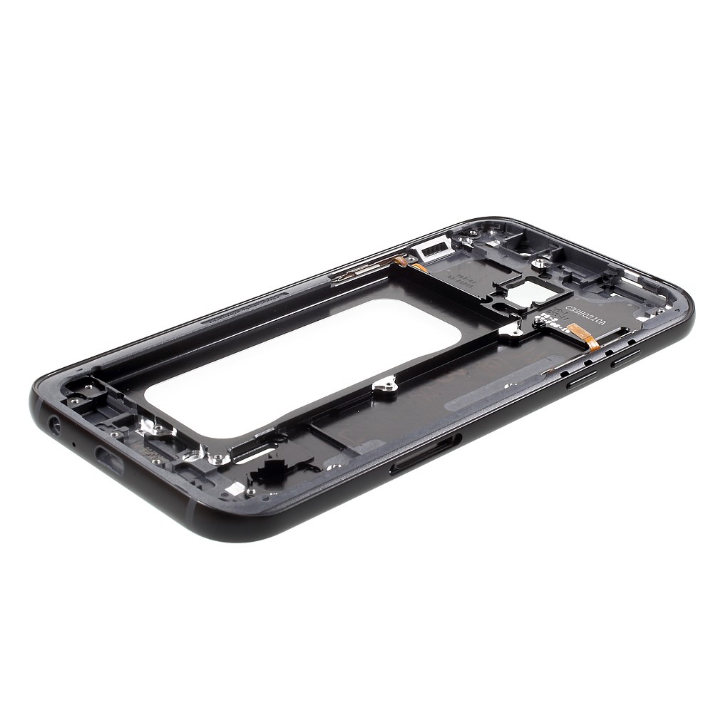 OEM Middle Housing Frame Repair Part with Power / Volume Buttons Flex Cable Replacement for Samsung Galaxy A5 (2017) SM-A520 - Black-3