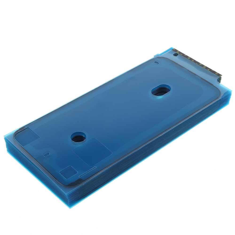 50pcs / Lot Mittlerer Plattenrahmen Wasserdichtes Klebendes Aufkleberreparaturteil Für Iphone 7 - Schwarz-3