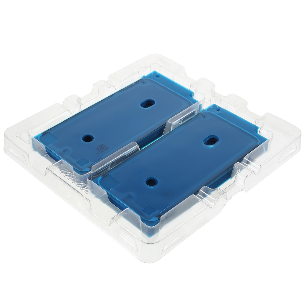 Etiqueta Adhesiva Impermeable Del Marco De La Placa Media 50pcs / Lot Para El Iphone 7 - Blanco-2