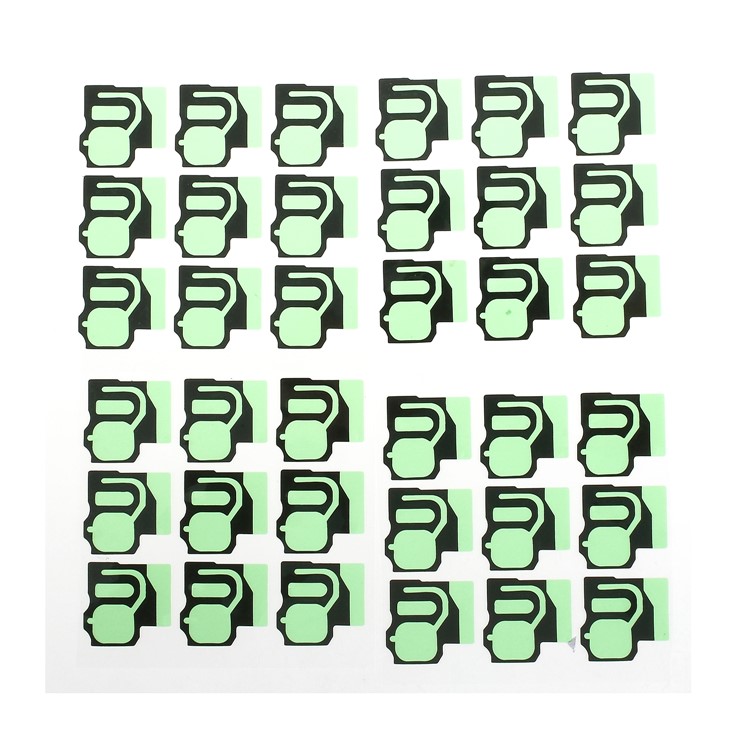 100Pcs/Lot for Samsung Galaxy S8+ G955 Rear Camera Lens Sealed Waterproof Adhesive Stickers-1