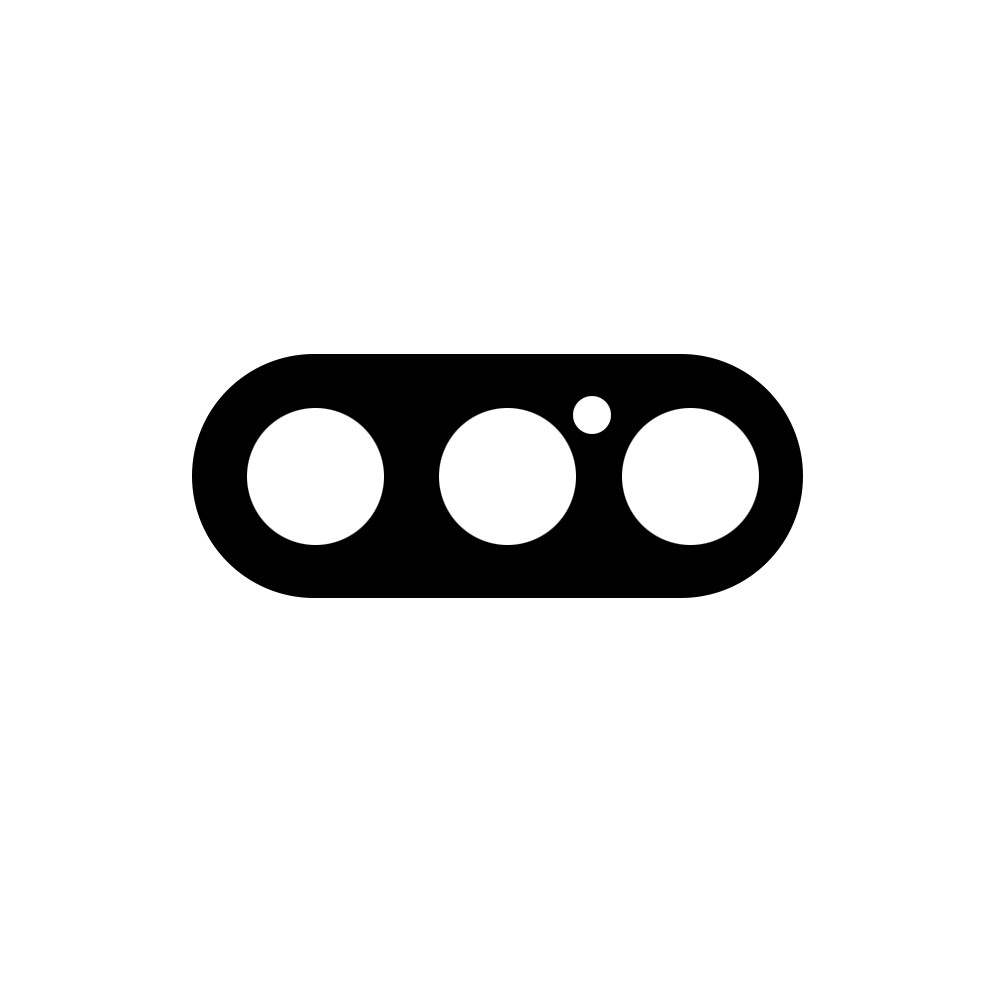 For iPhone X Rear Camera Glass Lens Cover Replacement-1
