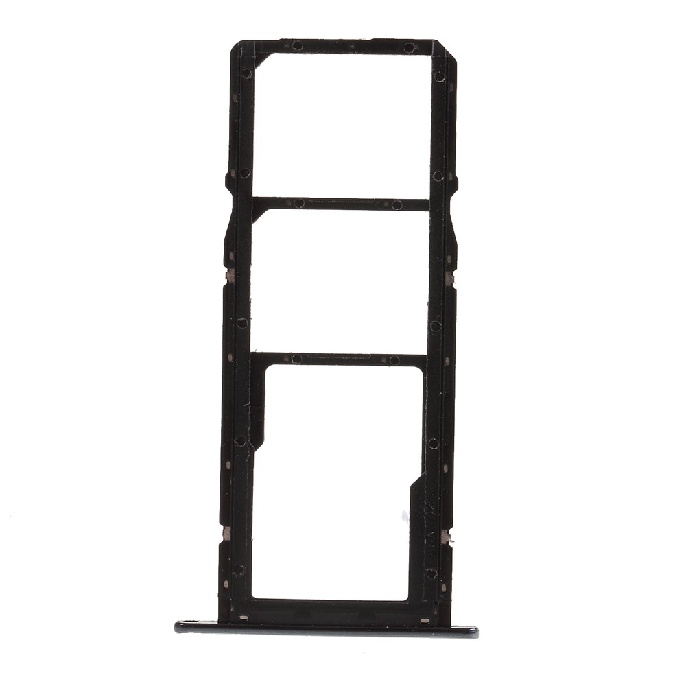 OEM Double Carte SIM + Support De Plateau De Carte Micro SD Pièce Pour Huawei Y6 (2018) / Profiter De 8e - Noir-4