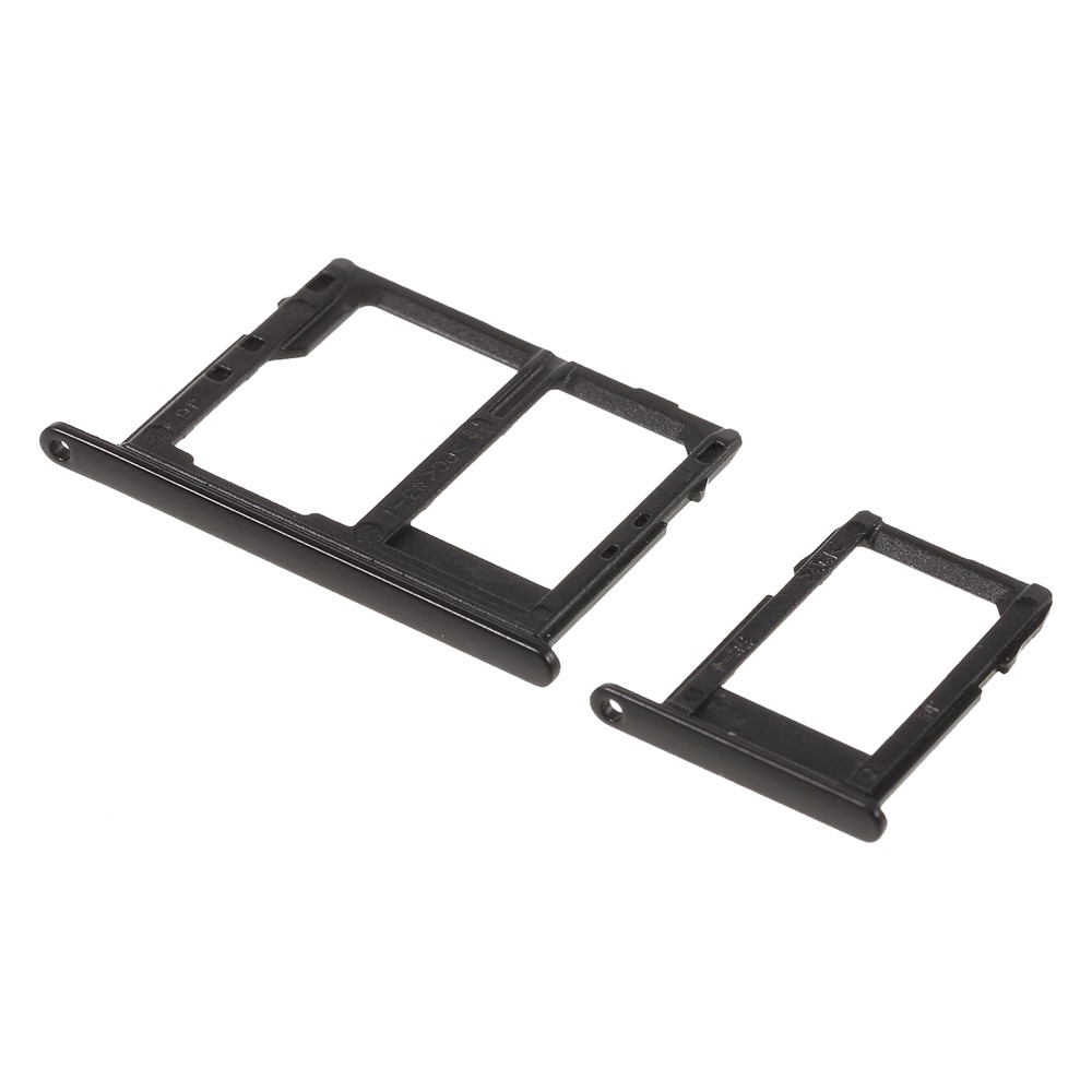 OEM SIM1 + Sim2 / Micro Titulares De Bandeja De Cartão SD Substituir Parte Para Samsung Galaxy J6 (2018) - Preto-2