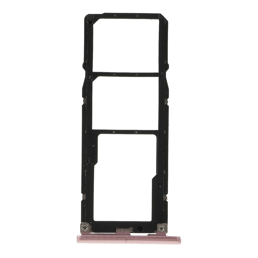 Card de Doble SIM OEM + Reemplazo Del Soporte de la Bandeja de Tarjeta Micro SD Para Xiaomi Redmi S2/Y2 - Oro Rosa-3