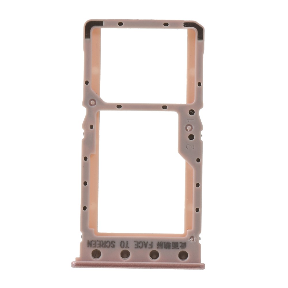 OEM Dual SIM Micro SD Card Tray Holder Repair Part for Xiaomi Redmi 6 - Rose Gold-4