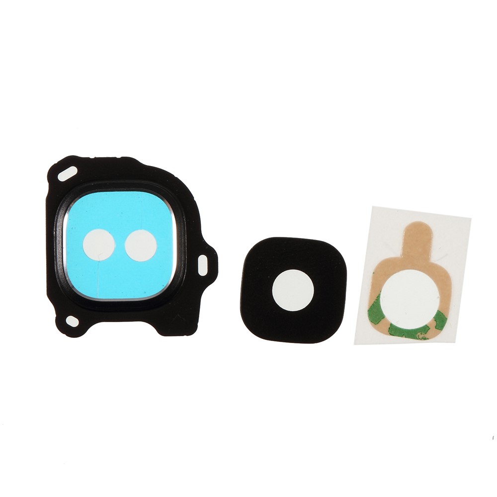 OEM Rear Back Camera Lens Cover + Glass Lens + 3M Adhesive Sticker for Samsung Galaxy J6 (2018) - Black-4