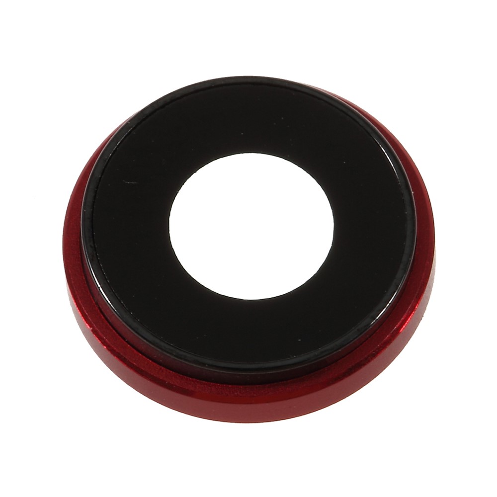 Rear Camera Lens Ring Cover with Glass Lens for iPhone XR 6.1 inch - Red-3