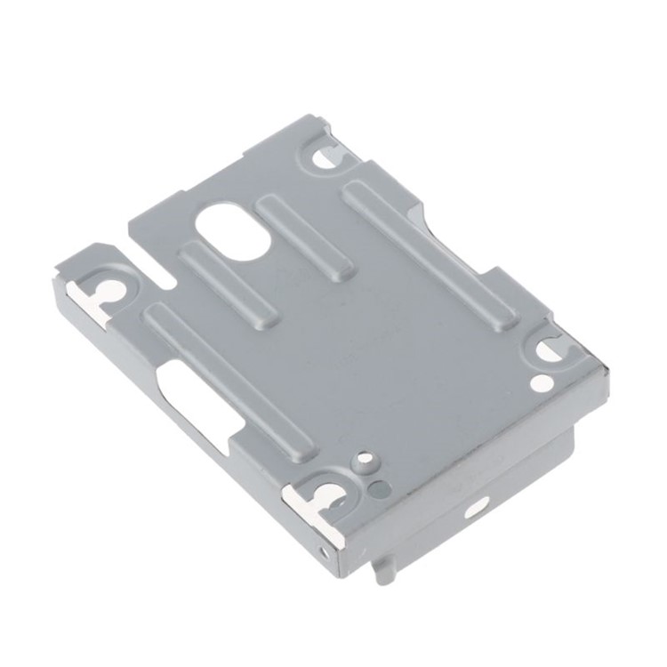 2Pcs/Pack Hard Disk Drive Bays Base Tray HDD Mounting Bracket for Sony PS3 Slim 4000 with Screws - Silver-3