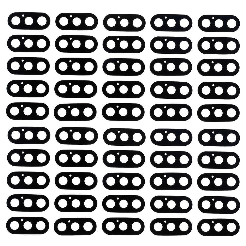 50PCS/Pack Back Rear Camera Lens Glass Replacement for Apple iPhone XS / XS Max (Glass Only)-1
