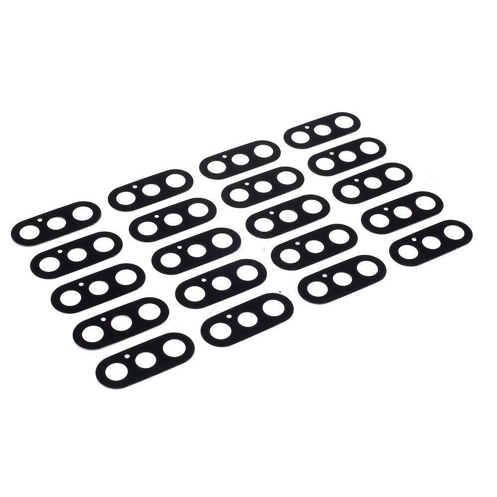 50PCS/Pack Back Rear Camera Lens Glass Replacement for Apple iPhone XS / XS Max (Glass Only)-2