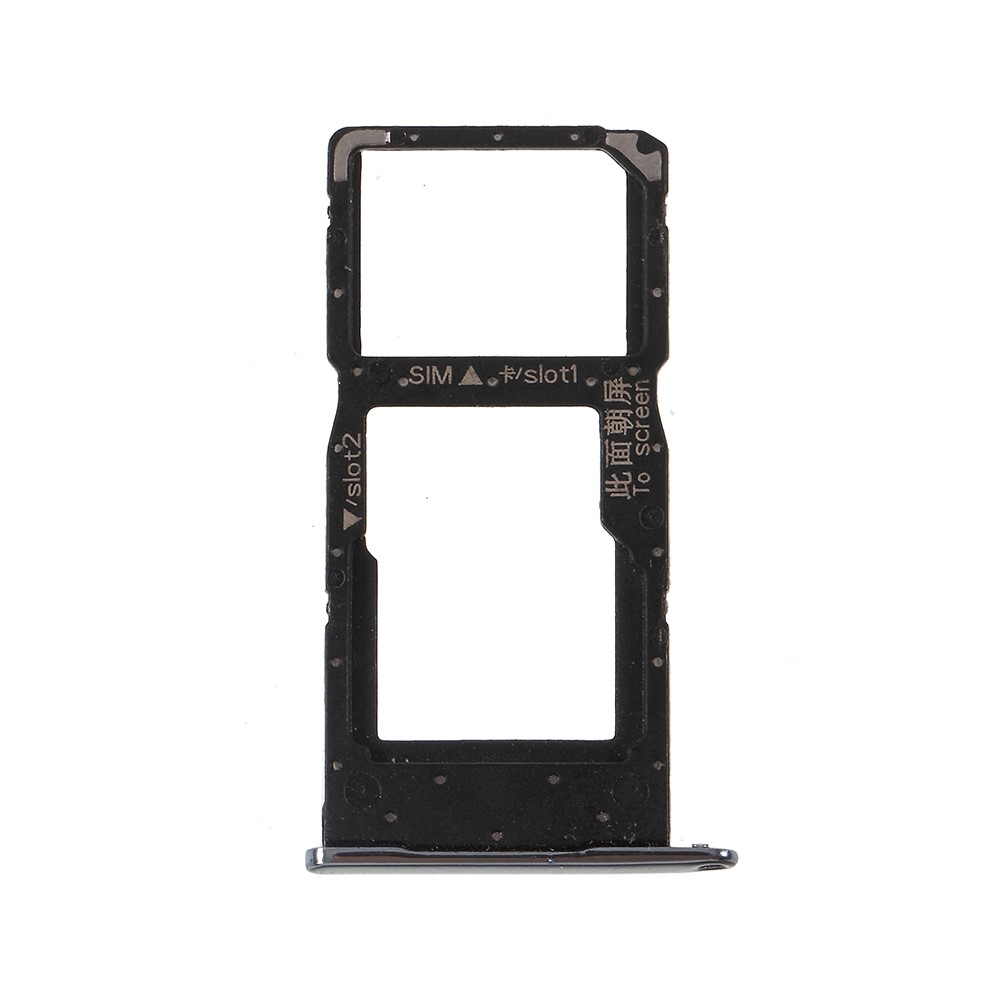 Fente Pour Porte-cartes OEM SIM1 + SIM2 Pour Huawei Honor 10 Lite - Noir-3