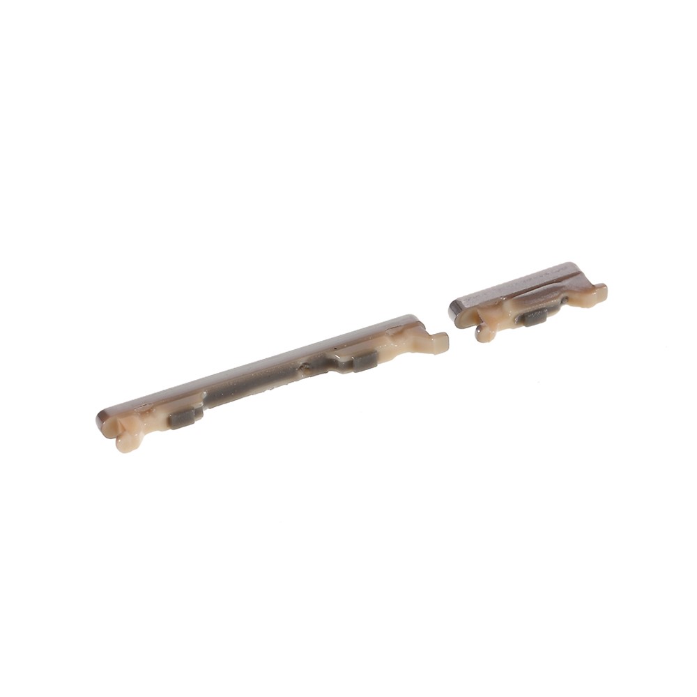 2 Pçs / Set OEM Chave Botões Laterais Para Motorola Moto G6 Jogar - Ouro-2