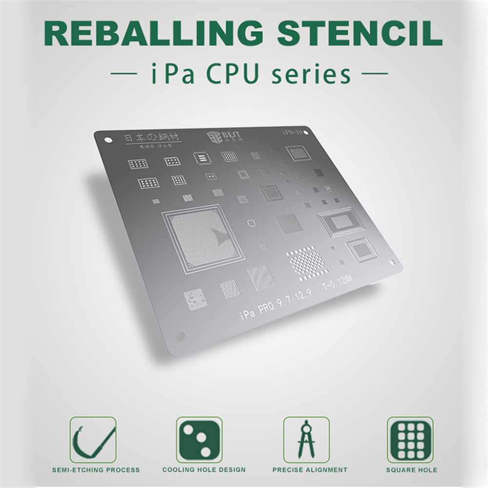 OEM Bst-iph-10 Neta de Plantación de Estaño Para Ipad Pro 9.7 / 12.9 (2015)-2