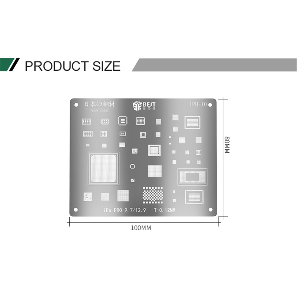 OEM Bst-iph-10 Neta de Plantación de Estaño Para Ipad Pro 9.7 / 12.9 (2015)-6