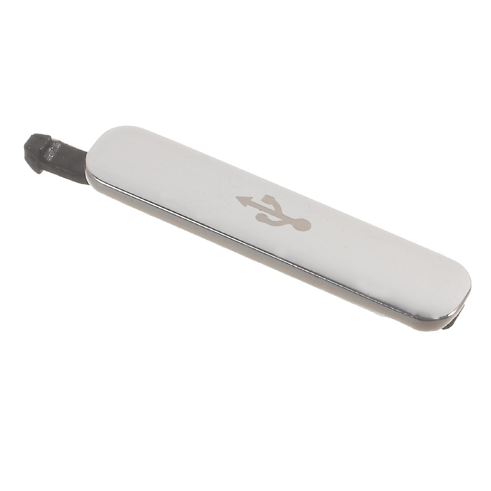 Ladeanschluss Anti-Staub-Abdeckung Für Samsung Galaxy S5 (alle Versionen) - Silberfarbe-3