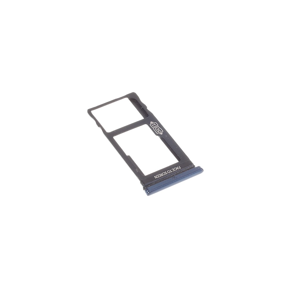 OEM Micro SD Card Tray Holder Replacement for Motorola One Vision P50 - Dark Blue-3