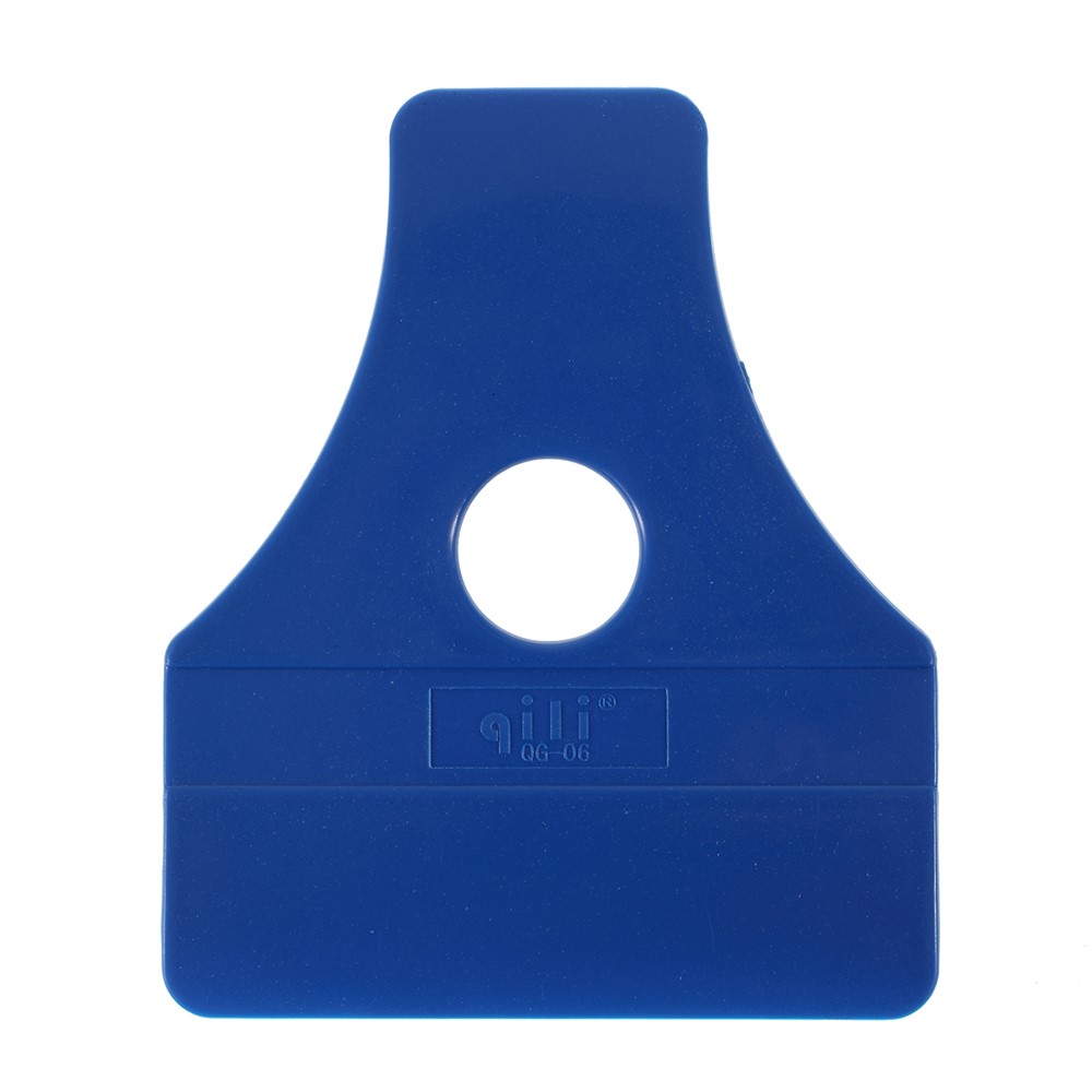 Blue Plastic Scraper Blades Sticker Clean Glue Remove Tint Tool-1