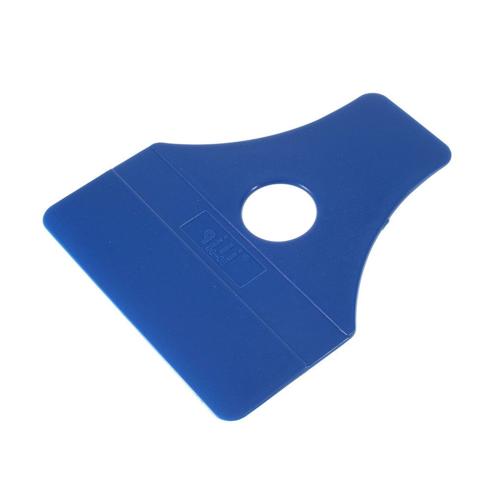 Blue Plastic Scraper Blades Sticker Clean Glue Remove Tint Tool-3