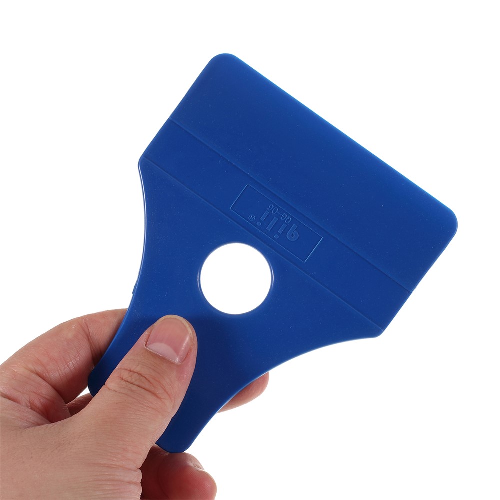 Blue Plastic Scraper Blades Sticker Clean Glue Remove Tint Tool-4