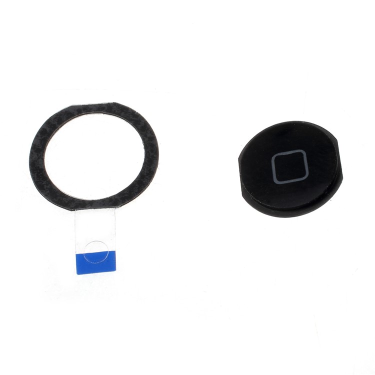 7-in-1 OEM Home Button Flex Cable + Home Button + Camera Holder Etc Replacements Kit for iPad Air - Black-3