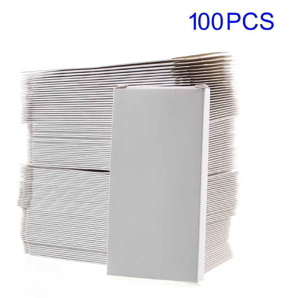 100Pcs/Lot White Paper Battery Packaging Box for iPhone 7 Plus /6s Plus /6 Plus 5.5 Batteries-1