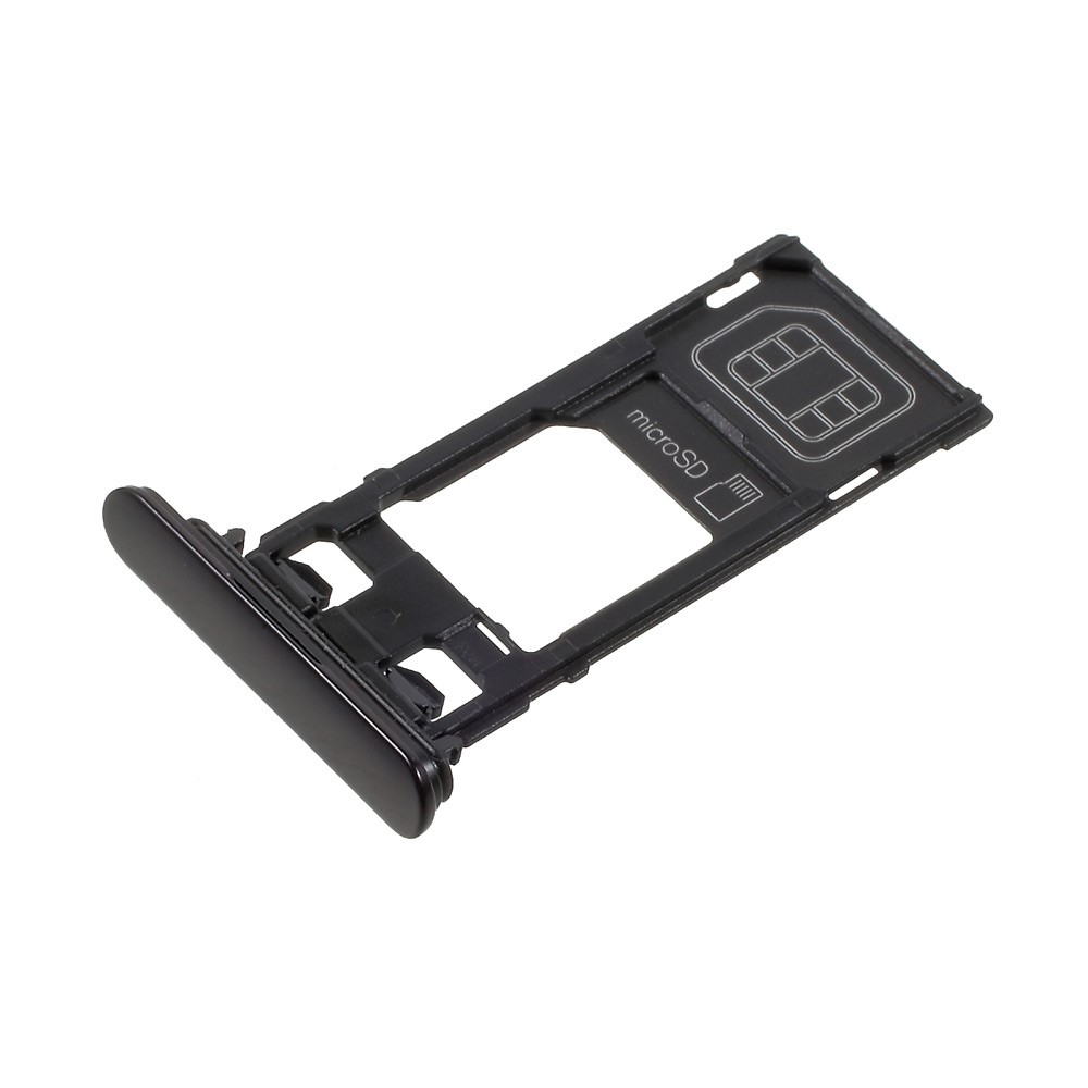 For Sony Xperia XZ SIM/Micro SD Card Tray Holder OEM Replacement Part - Black-3