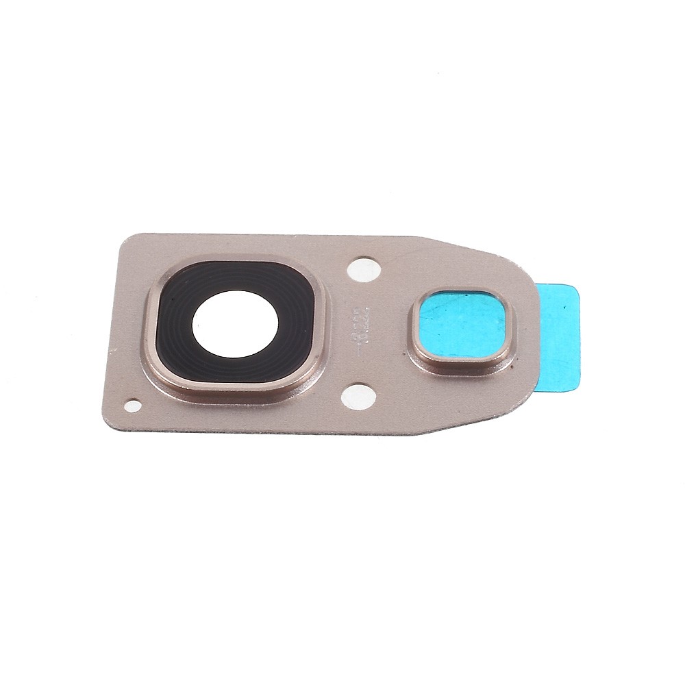 Suporte De Armação De Câmera OEM Com Substituição De Lente De Vidro Para Samsung Galaxy A3 (2017) A320 / A5 (2017) A520 / A7 (2017) A720 - Cor De Ouro-2
