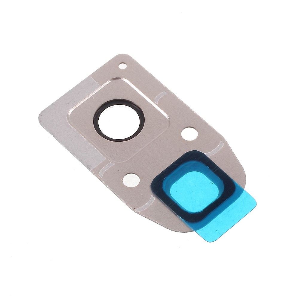 Suporte De Armação De Câmera OEM Com Substituição De Lente De Vidro Para Samsung Galaxy A3 (2017) A320 / A5 (2017) A520 / A7 (2017) A720 - Cor De Ouro-3