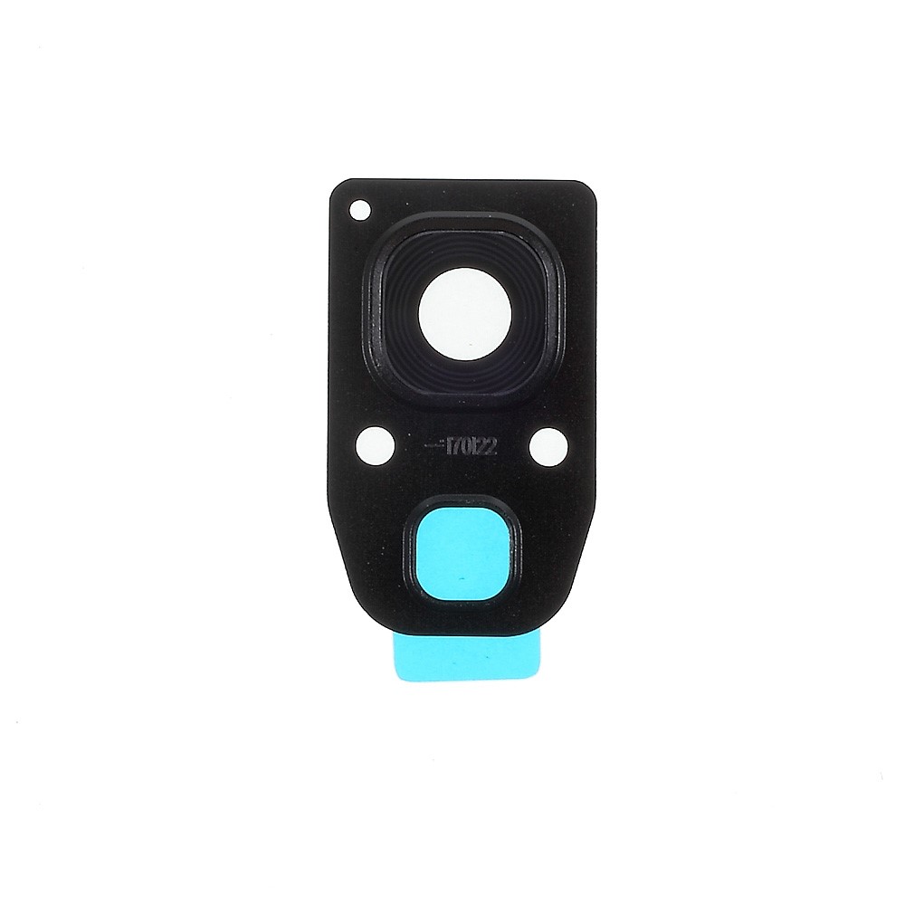 OEM Camera Frame Bracket with Glass Lens for Samsung Galaxy A3 (2017) A320 / A5 (2017) A520 / A7 (2017) A720 - Black-1