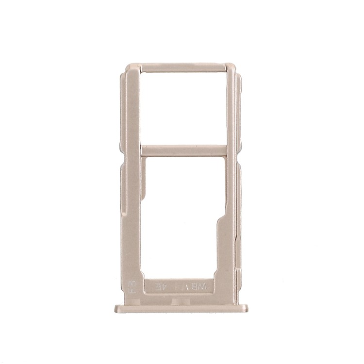 OEM SIM Card + MicroSD Card Tray Holder Slot Part for Oppo R9 Plus - Gold-2